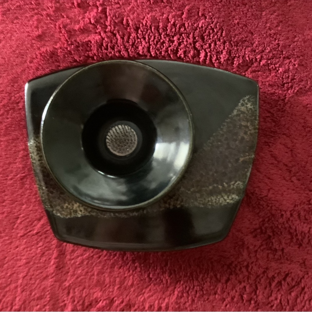 Handmade Ceramic Ikebana Vase With Holder, Spring Island BC, Canada